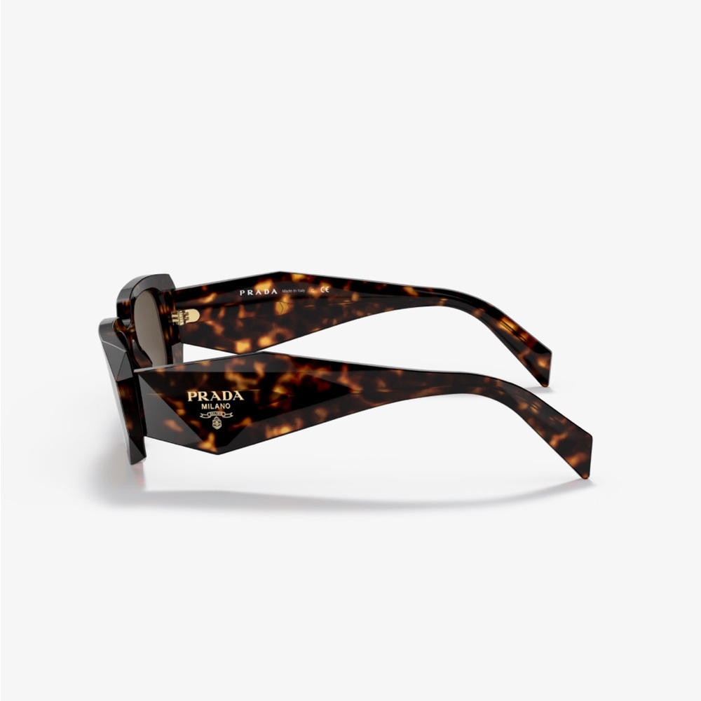PRADA Tortious Scultoreo Narrow Sunglasses in Havana Sunglasses PR 17WS - Picture 5 of 16